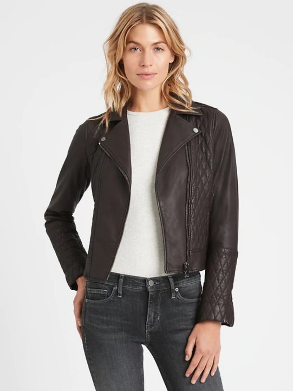 Heritage Quilted Leather Moto Jacket